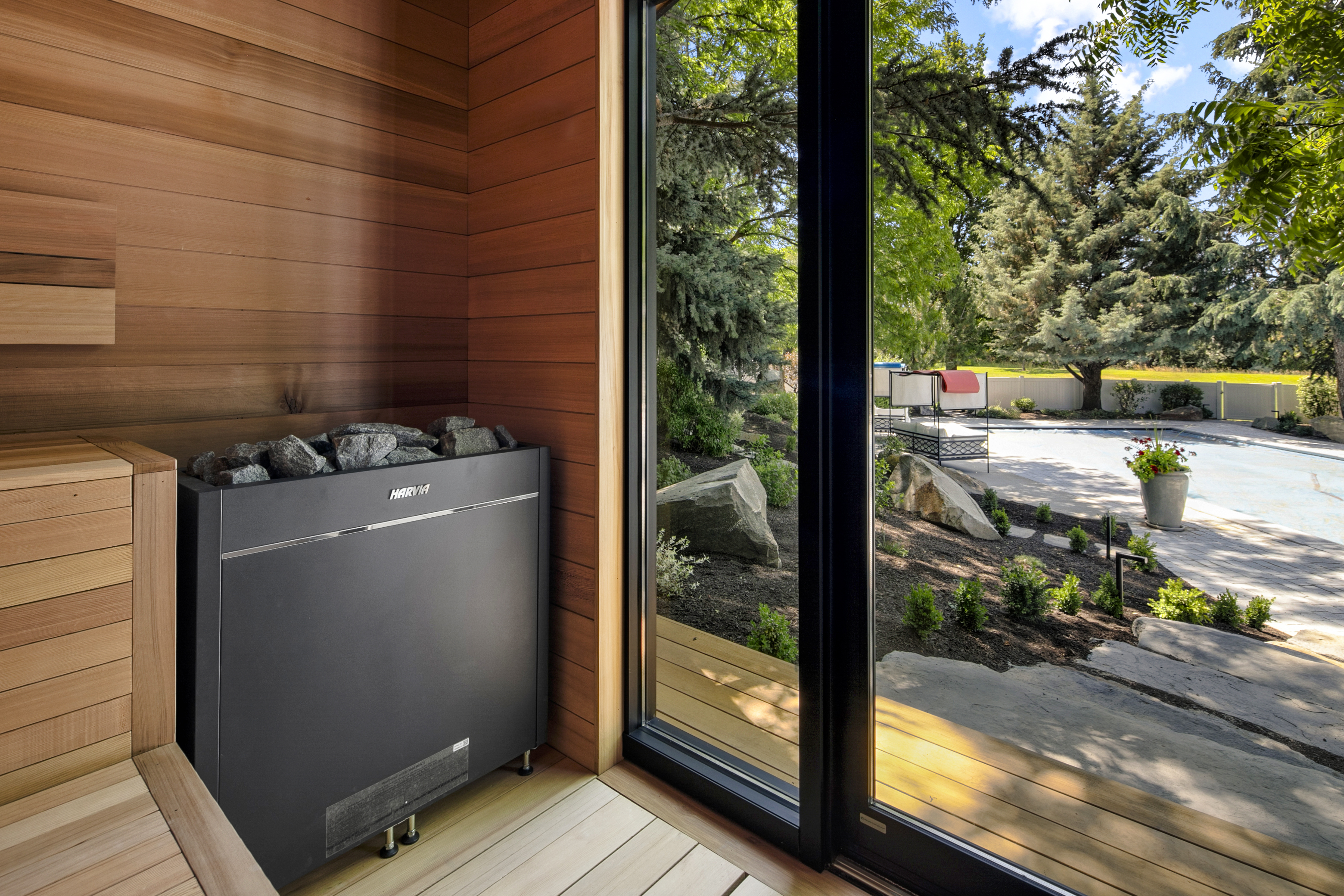 Sauna Exterior Finish